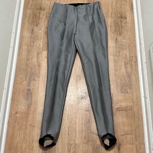 Bogner | NWT Grey Wool Blend Stirrup Slim Fit Luxury Ski Pants, US 10 L/T, EU 80